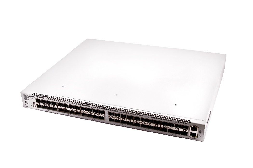 Управляемый ethernet коммутатор уровня L2+ MES5248, имеющий 48 портов 10G Base-X (SFP+)/1000 Base-X (SFP).