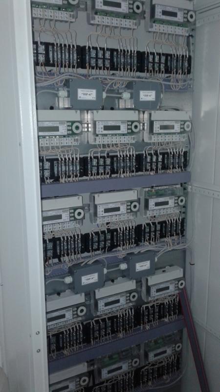 Процесс пусконаладки шкафа учета в секции 0,4кВ, собранного на счетчиках ПСЧ-4 ТМ.05 МД.17